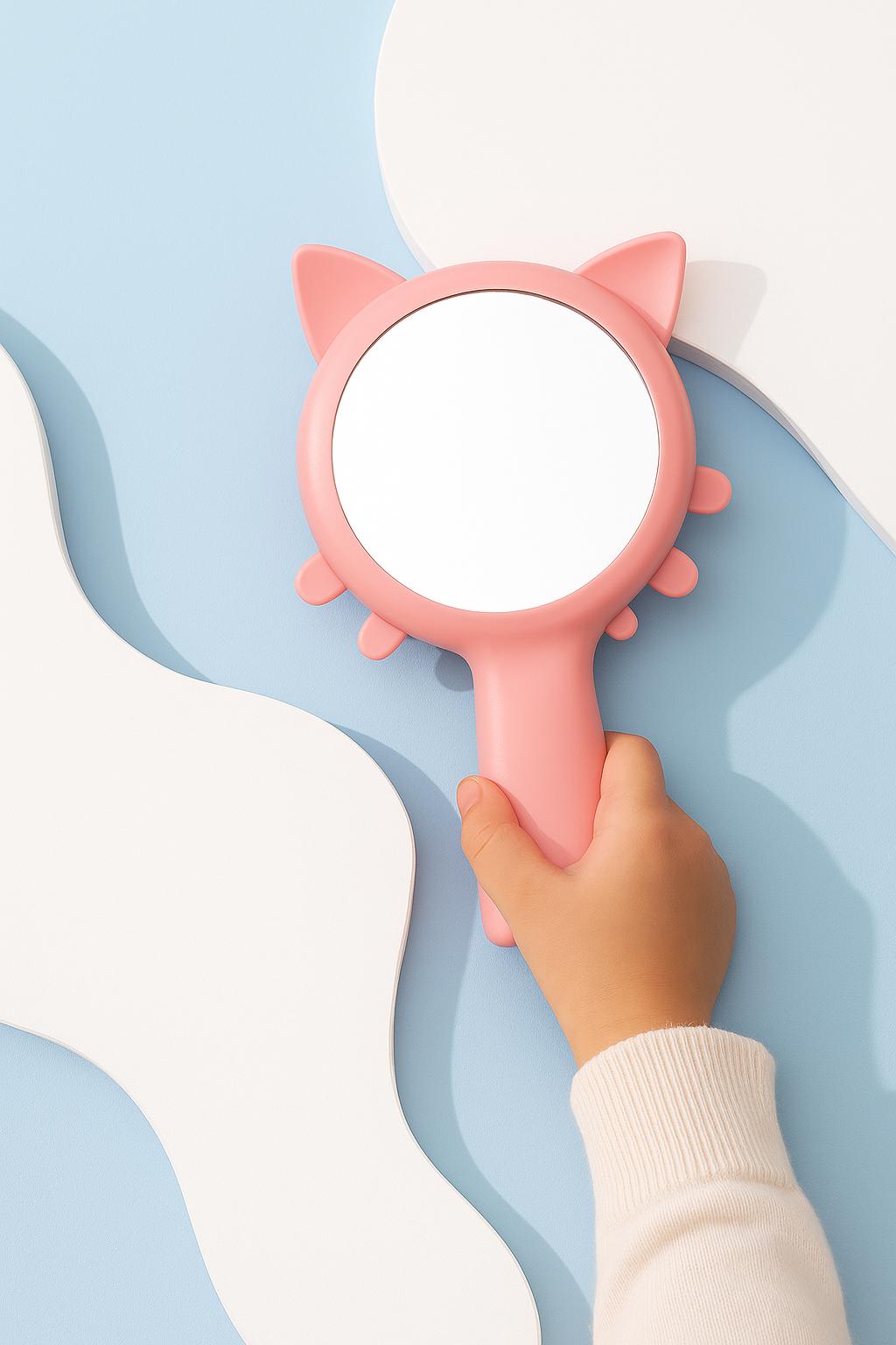 Miroir Chat Bleu - Jeu d'Apprentissage | Chat Miroir Bleu - Jeu d'Apprentissage Amusant