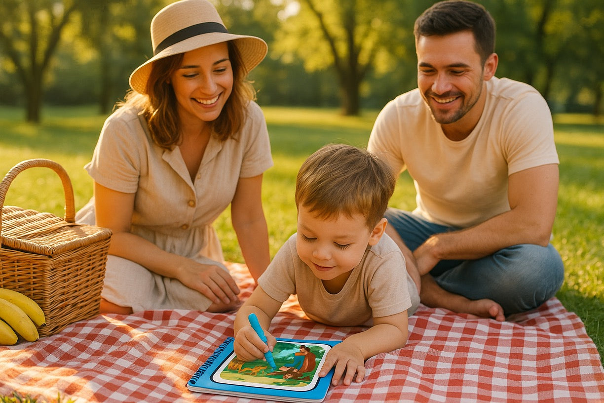Livre de dessin magique à l’eau | Livre Coloriage Magique à l'Eau - Jeu Éducatif Enfants 3-8 ans | Jouet éducatif pour enfants 3-8 ans