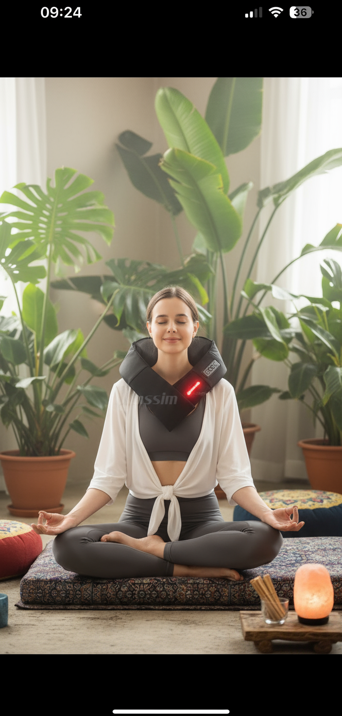 Massage Chauffant Épaules & Nuque Shiatsu | Masseur chauffant pour le cou et les épaules