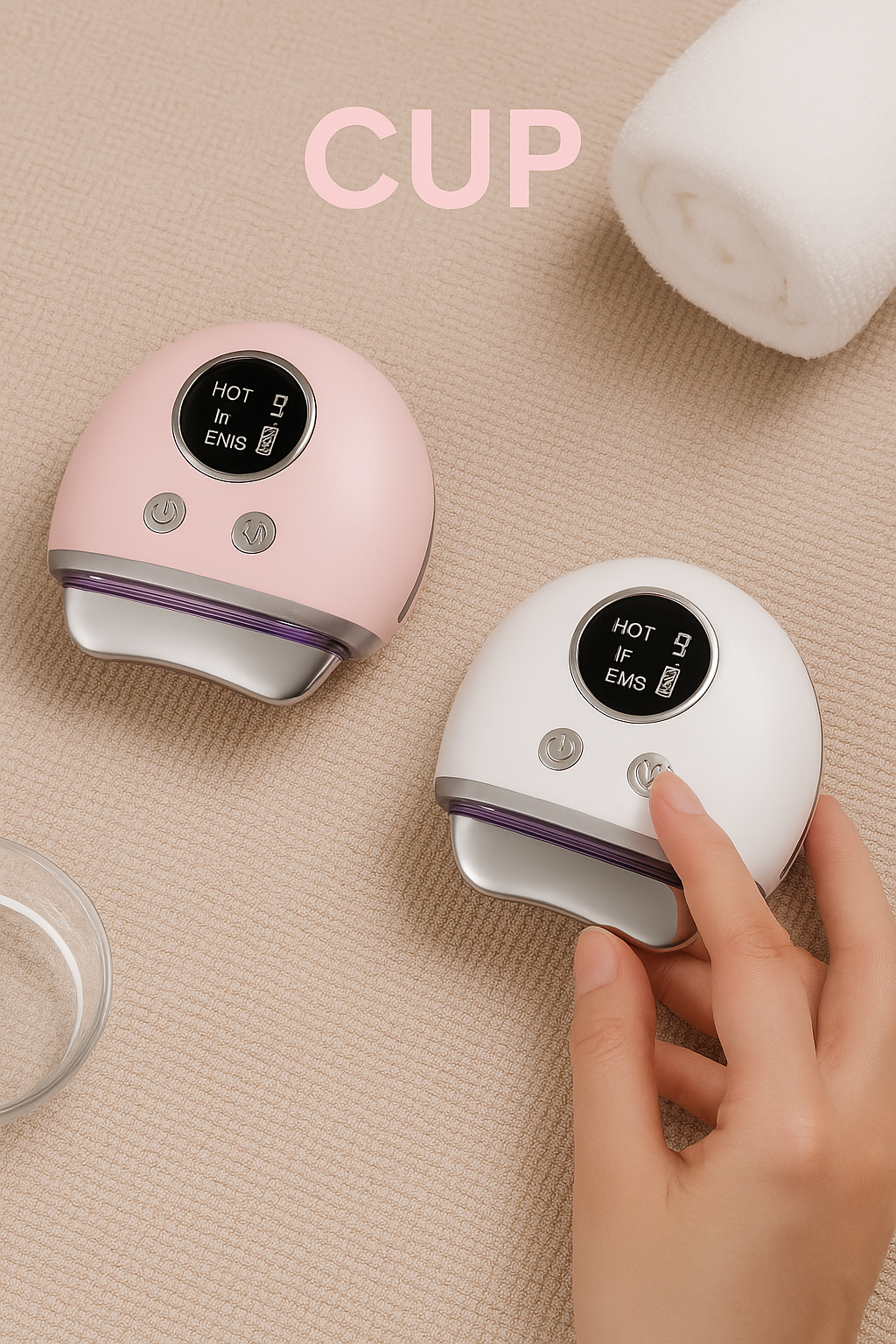 Gua Sha chauffant électrique - Outil de massage liftant pour le visage