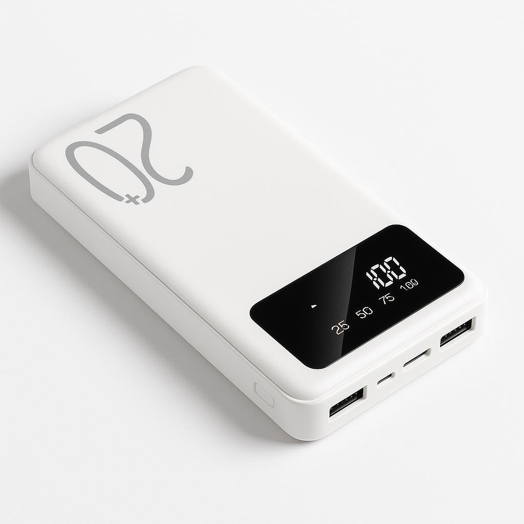 Batterie externe à charge rapide | Écran LED 10 000 mAh | Chargeur rapide