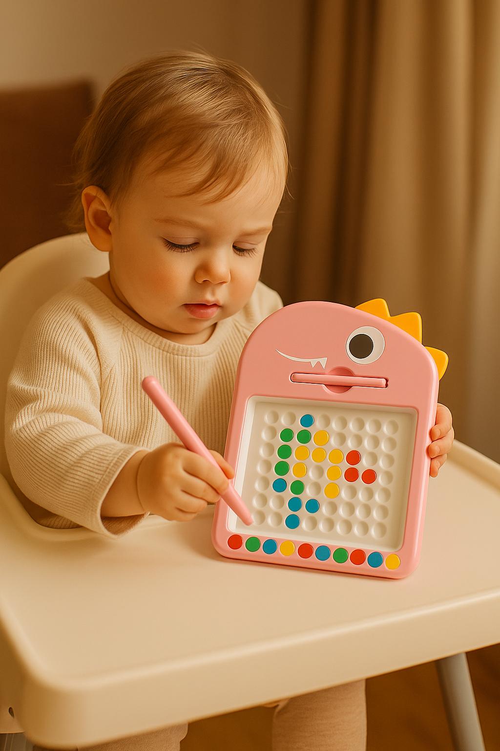 Tableau sensoriel magnétique – Activité calme – Motricité fine pour enfants – Jouet silencieux pour la rentrée