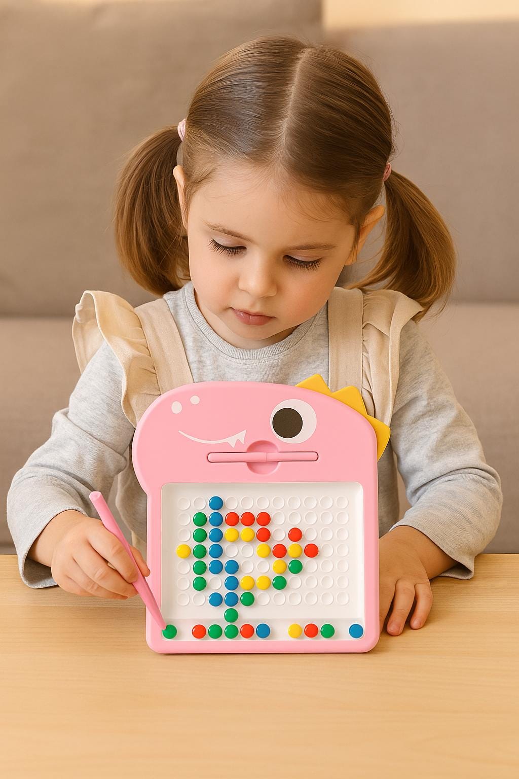 Tableau sensoriel magnétique – Activité calme – Motricité fine pour enfants – Jouet silencieux pour la rentrée