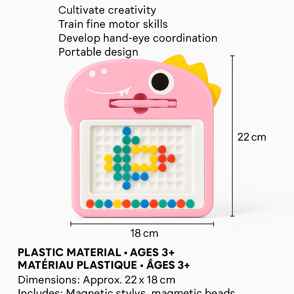 Tableau sensoriel magnétique – Activité calme – Motricité fine pour enfants – Jouet silencieux pour la rentrée