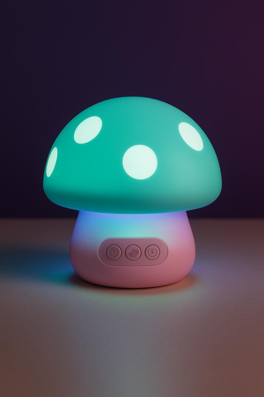 Veilleuse Champignon Magique Projecteur Étoiles Licorne | Veilleuse champignon arc-en-ciel