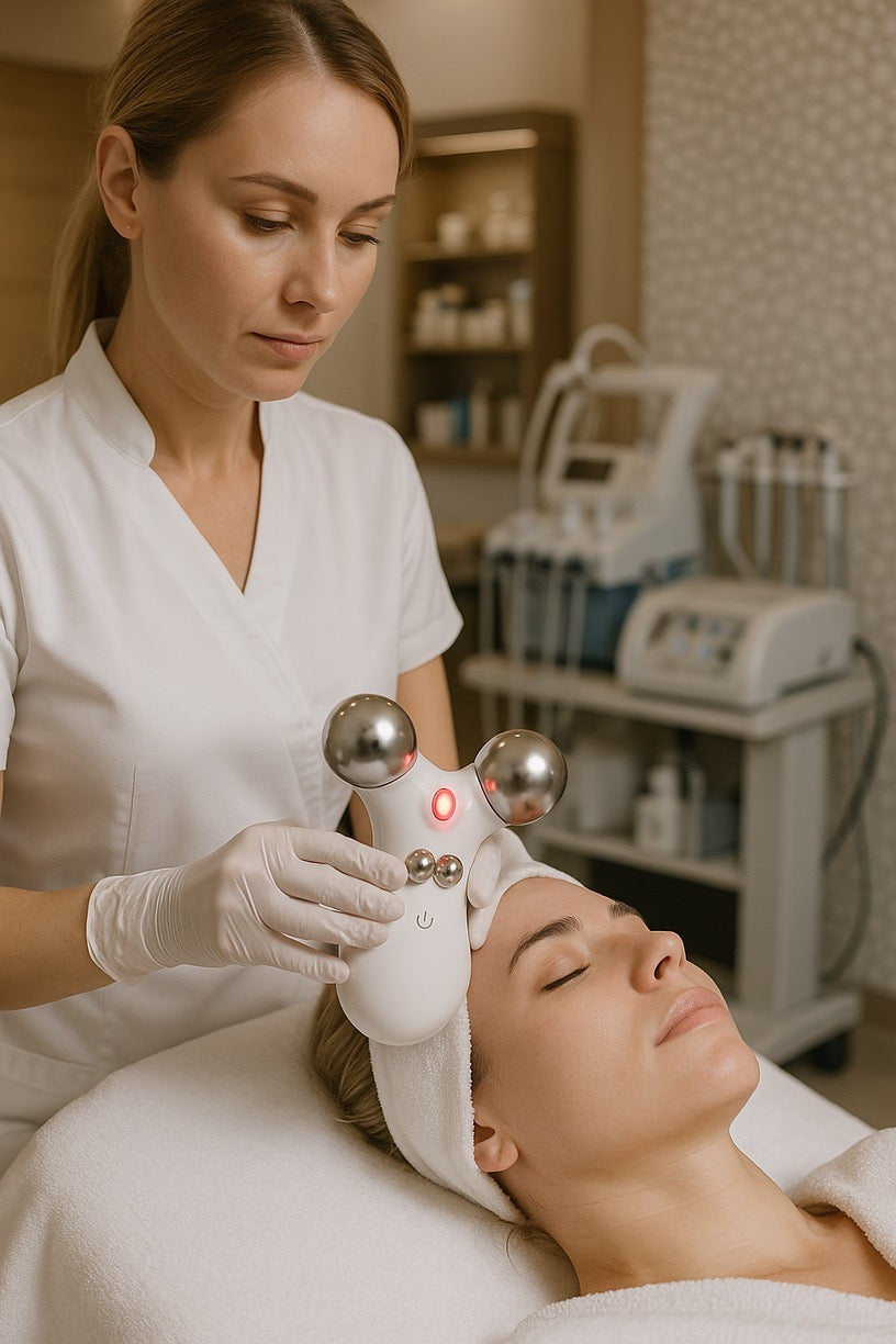Microcurrent Facial Lifting Device - Professional Anti-Aging Sculpt & Glow | FDA Approved Beauty Tool - Papicha H