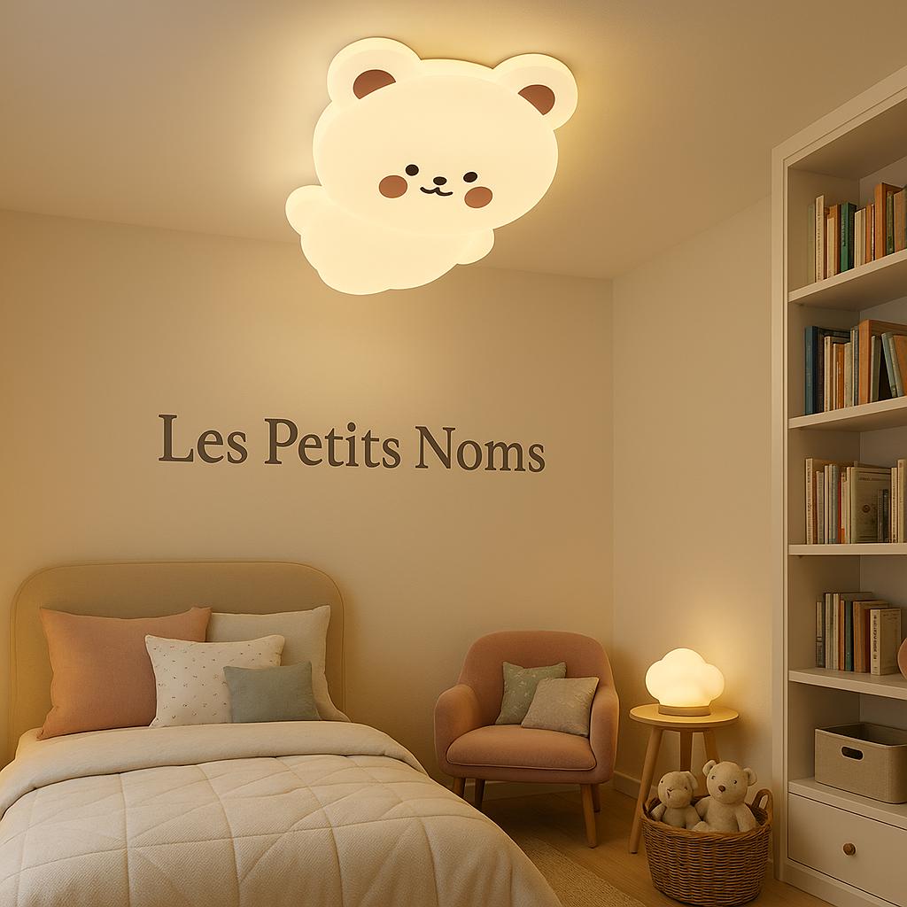 Plafonnier LED Ours Kawaii - Luminaire Enfant Nursery - Plafonnier Ours