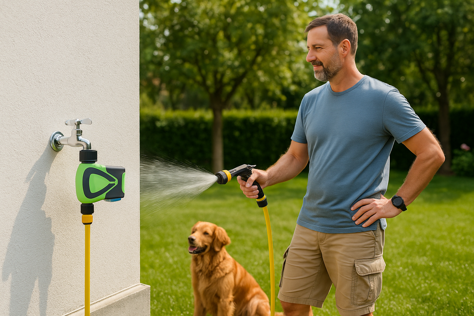 Programmateur d'Arrosage Automatique avec Minuteur | Eau de jardin intelligente 