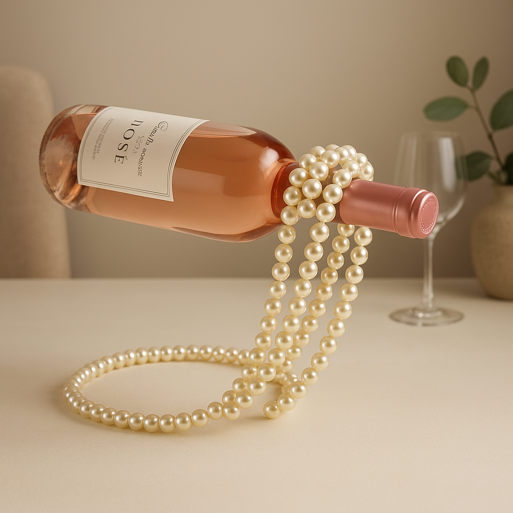 Wine Bottle Necklace Holder - Hands-Free Chic Accessory | Party Wine Carrier - Papicha H