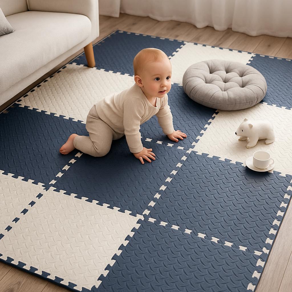 Baby Foam Play Mat – Colorful Interlocking Tiles Non-Slip
