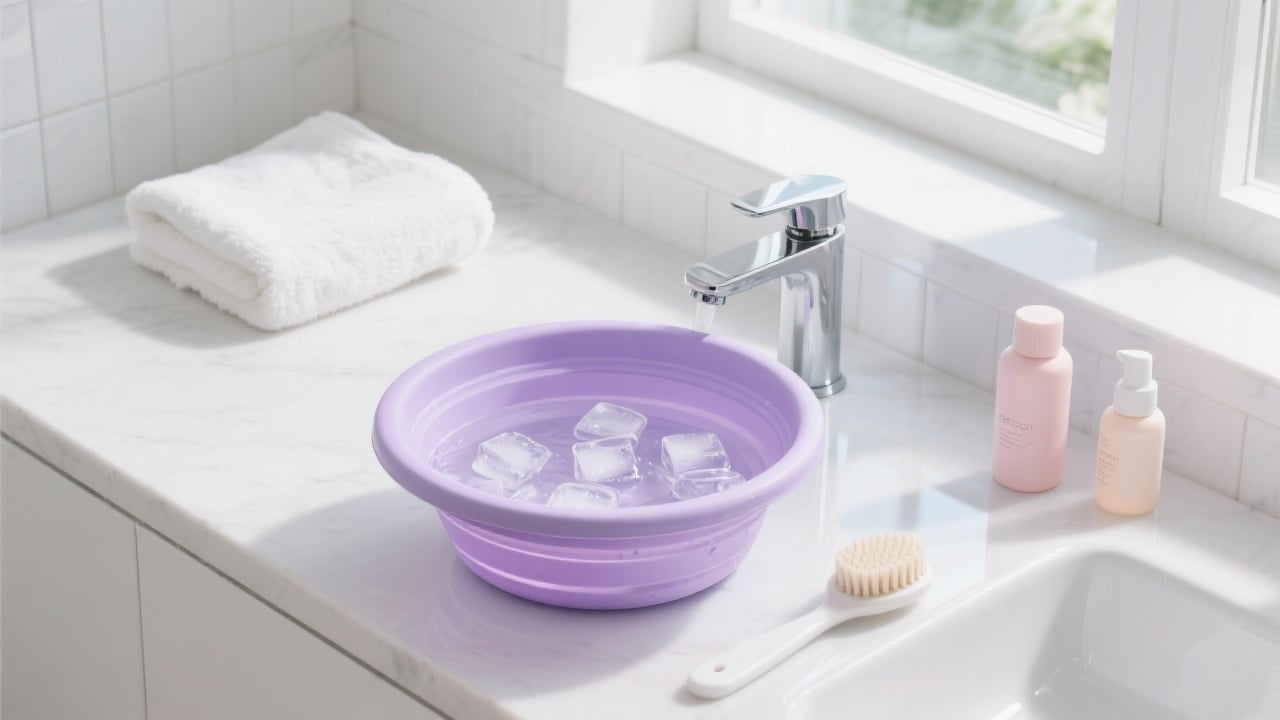 Boule Glace Visage - Thérapie Froide Soin Beauté 