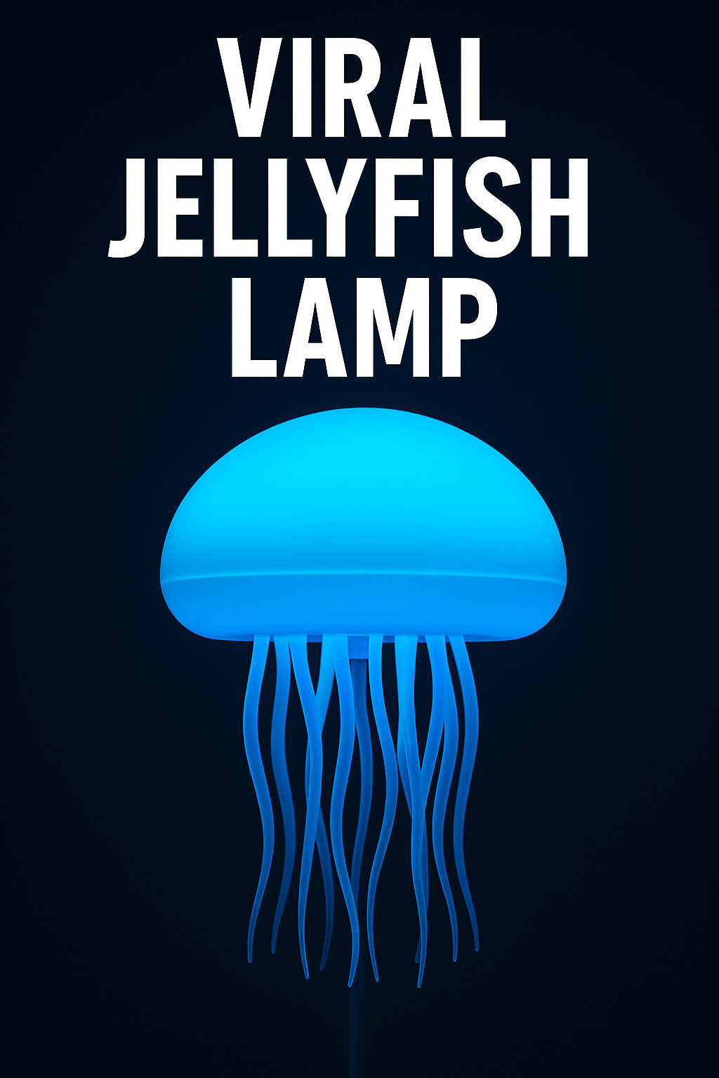 Floating Jellyfish LED Lamp - 5 Color Mood Light | Hypnotic Aquarium Decor - Papicha H