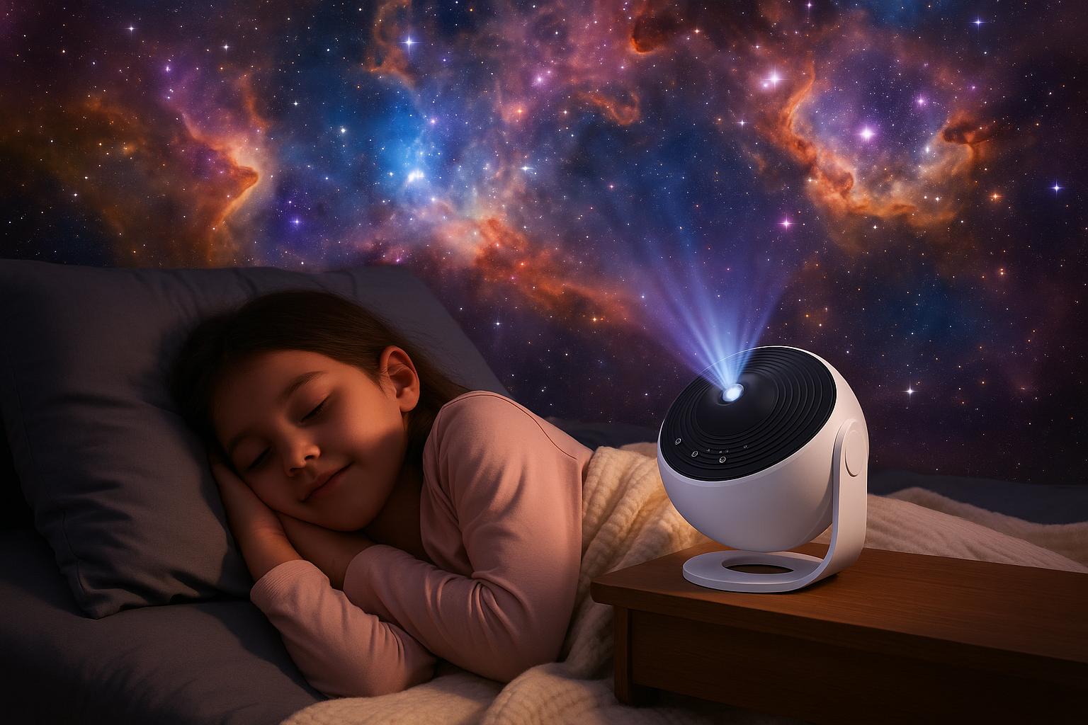 12-in-1 Galaxy Projector with Starry Sky Discs – Rotating Planetarium Night Light