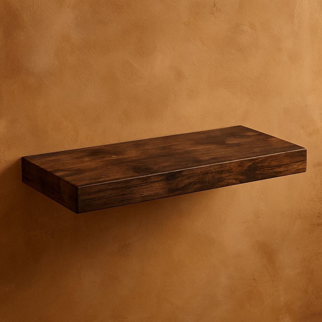 ÉTAGÈRE FLOTTANTE BOIS| Support Invisible Rustique | Floating Shelf PAPICHA H