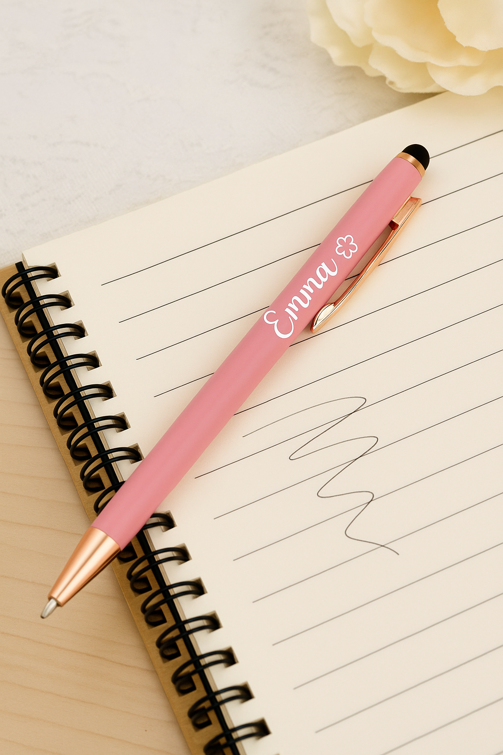 STYLO TACTILE GRAVÉ  | Set Multicolore Personnalisé | Touch Pen PAPICHA H