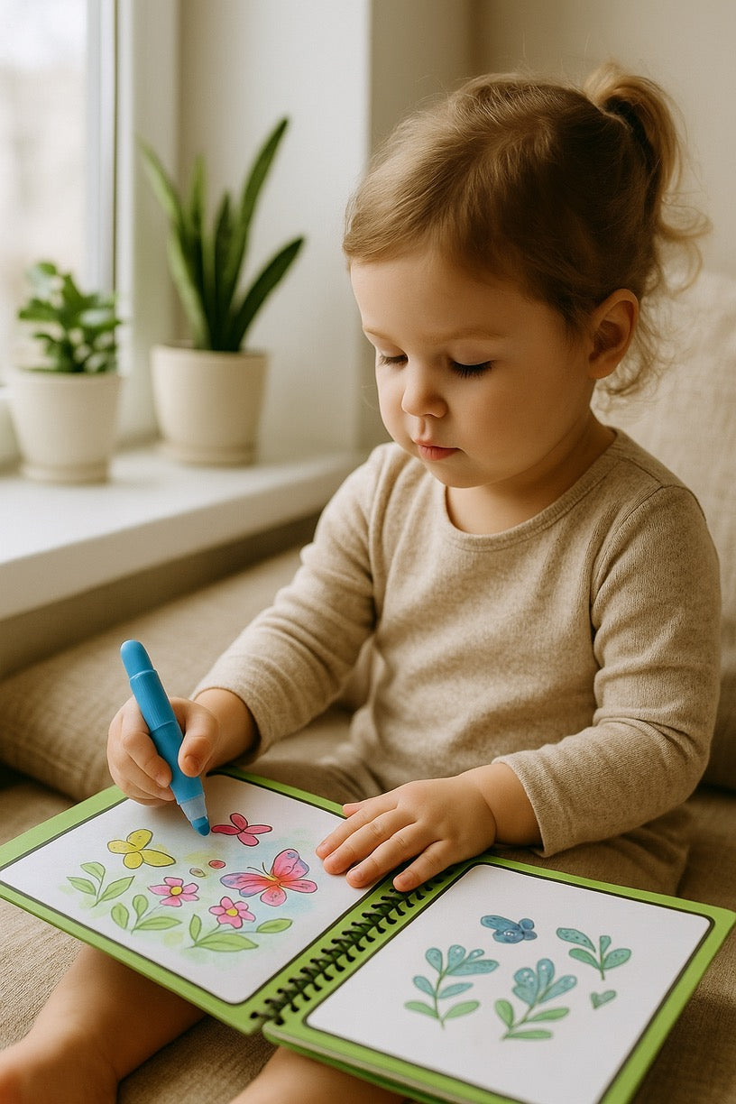 Magic Water Drawing Book | Livre Coloriage Magique à l'Eau - Jeu Éducatif Enfants 3-8 ans | Educational Kids Toy 3-8 years