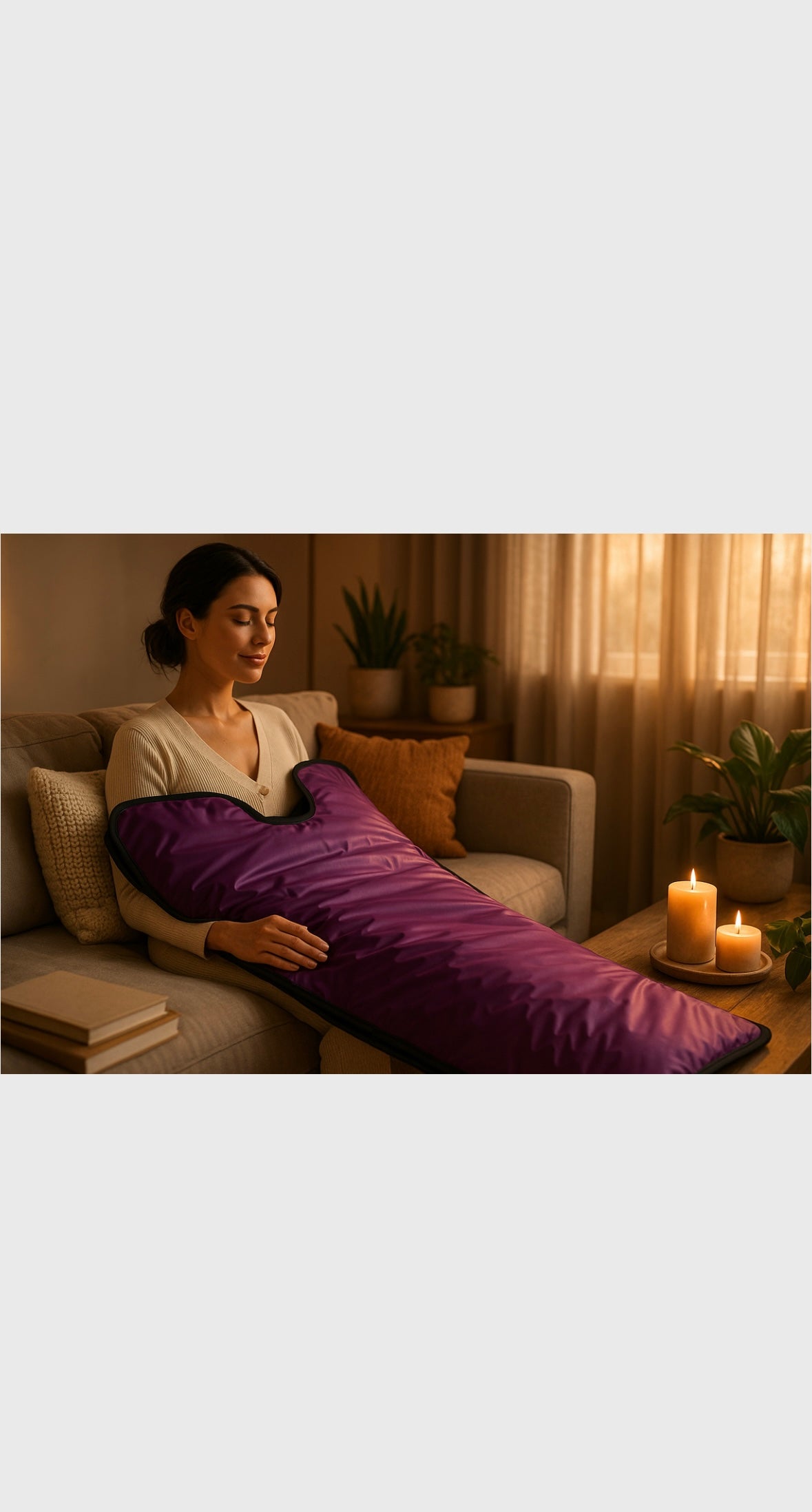 Couverture Sauna Infrarouge Portable 650W | Couverture de sauna infrarouge portative 650 W 