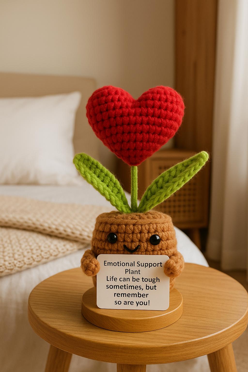 PLANTE CROCHET CŒUR | Support Émotionnel Anxiété | Heart Plant PAPICHA H