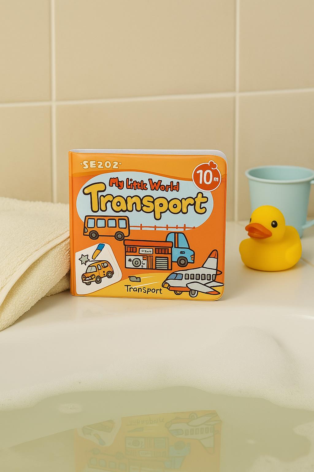 Livre de bain magique pour bébé – Livre surprise imperméable – Jouet de bain d'éveil