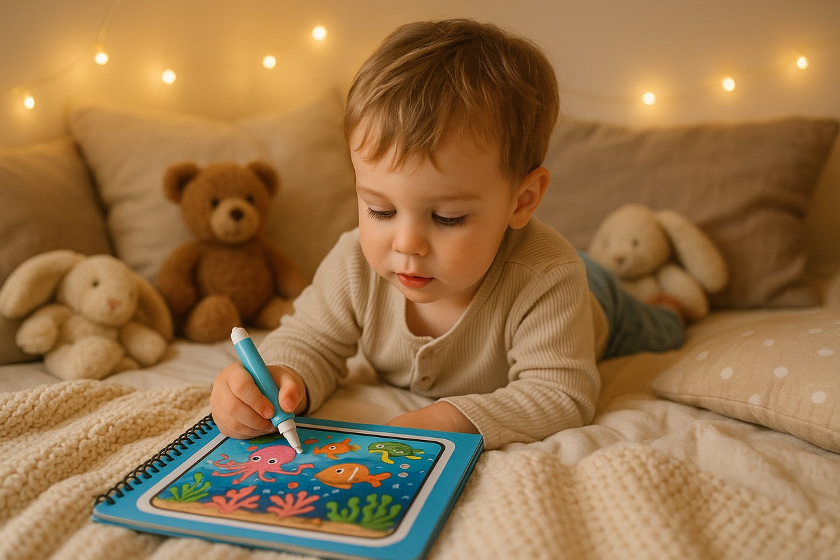 Magic Water Drawing Book | Livre Coloriage Magique à l'Eau - Jeu Éducatif Enfants 3-8 ans | Educational Kids Toy 3-8 years