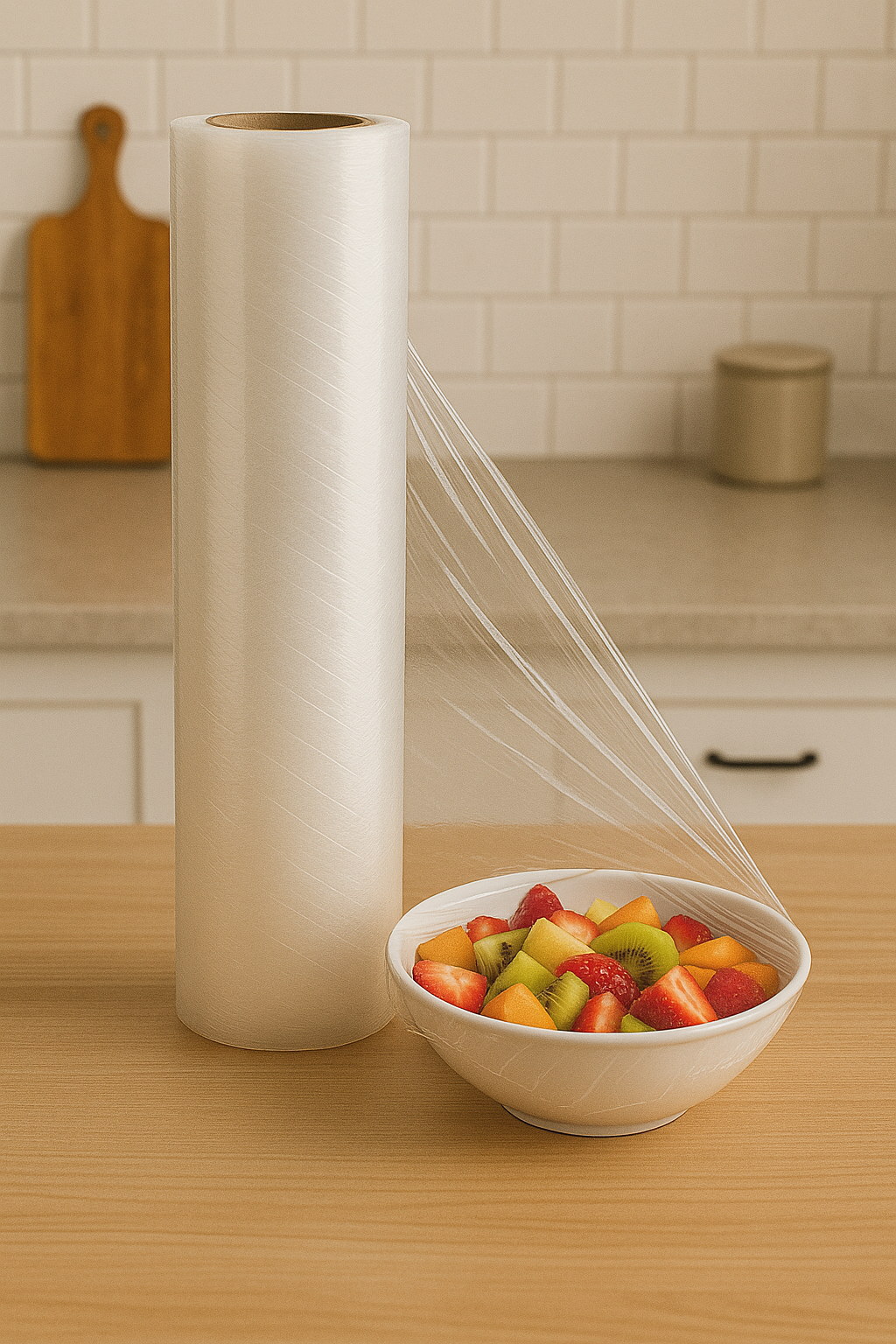 Professional Cling Film 300m - Ultra Fresh Food Preservation Wrap | Commercial Kitchen Plastic Film - Papicha H