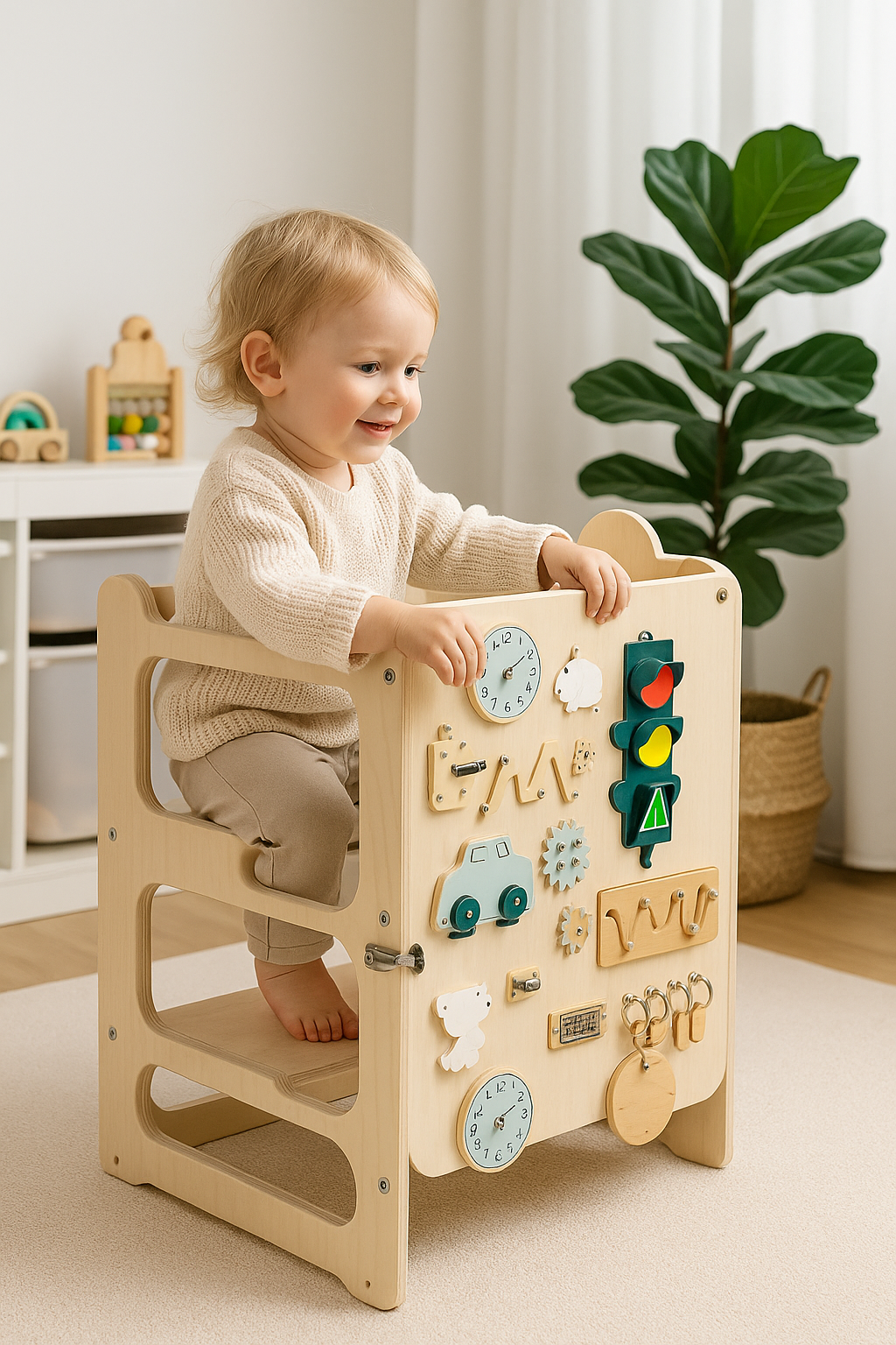 Tour en bois ergonomique pour enfant/ Kids