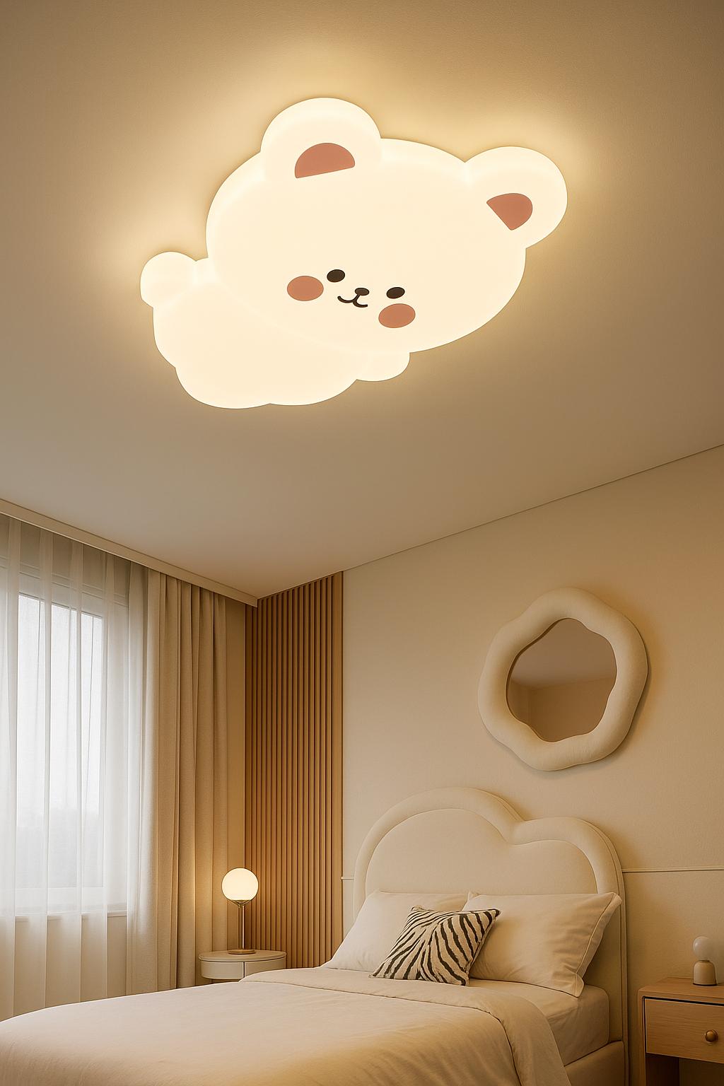 Plafonnier LED Ours Kawaii - Luminaire Enfant Nursery - Plafonnier Ours