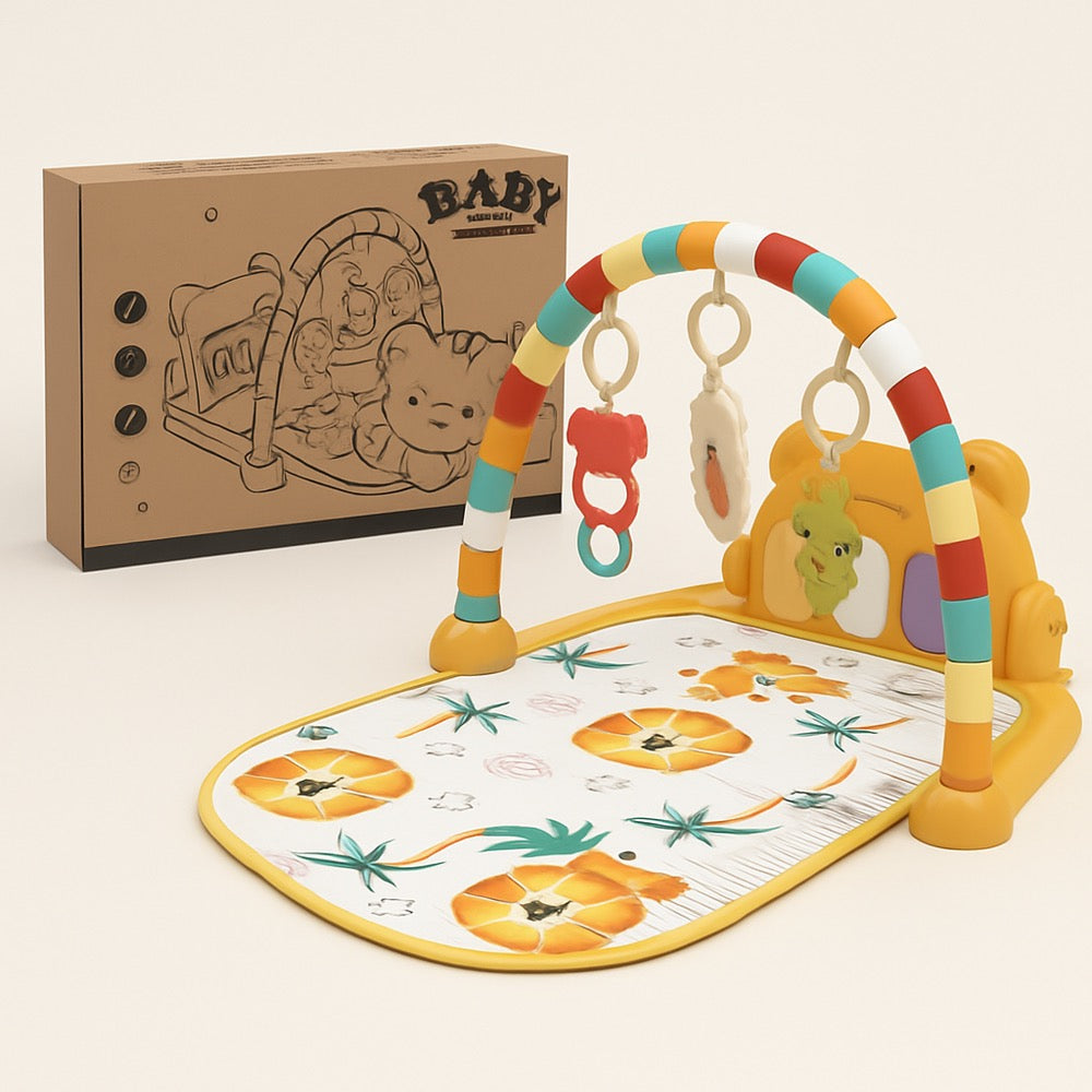 TAPIS ÉVEIL MUSICAL 3-EN-1  Développement Bébé | Interactive Baby Play Mat