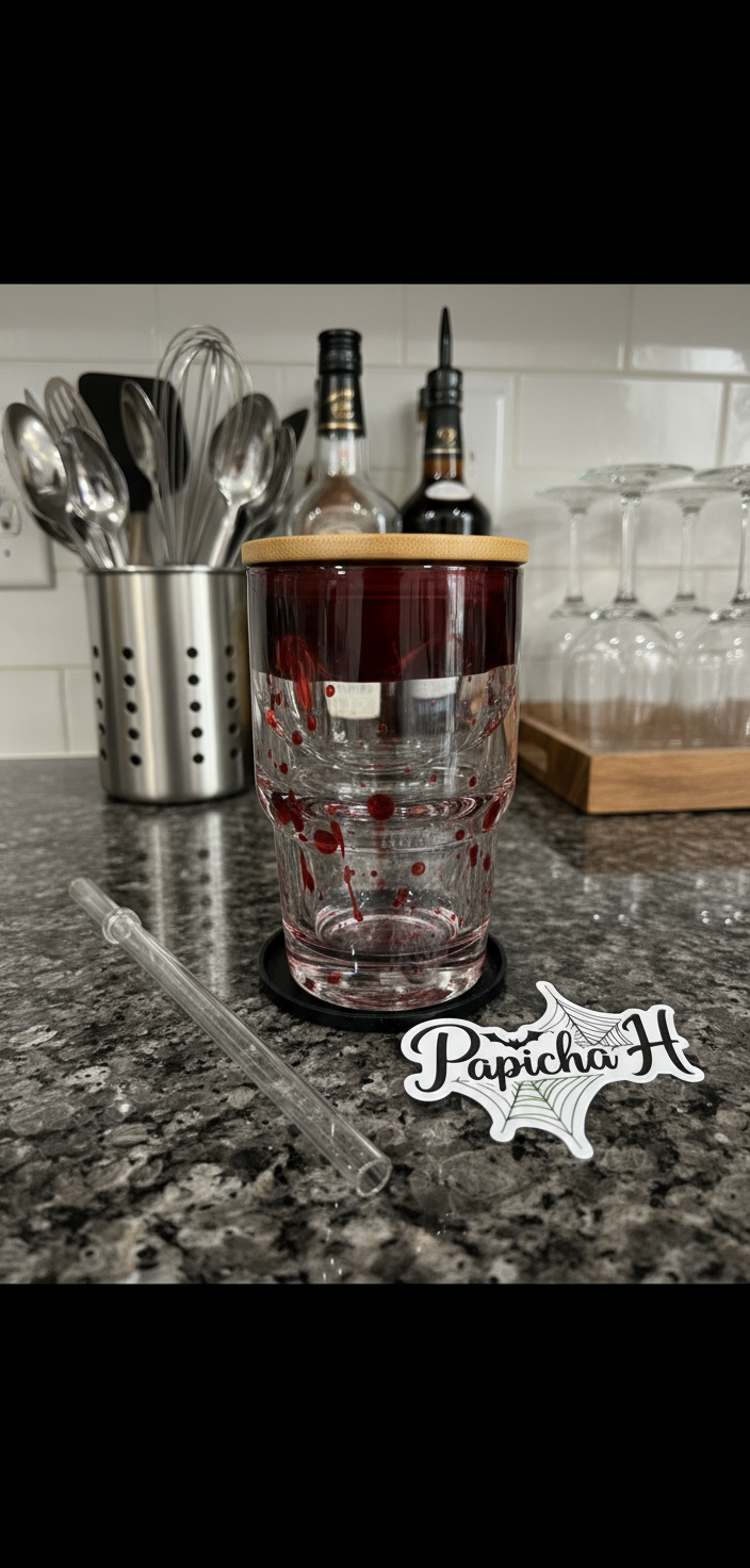 Tumbler Halloween Effet Sang Édition Limitée | Blood Drip Halloween Tumbler Limited Edition