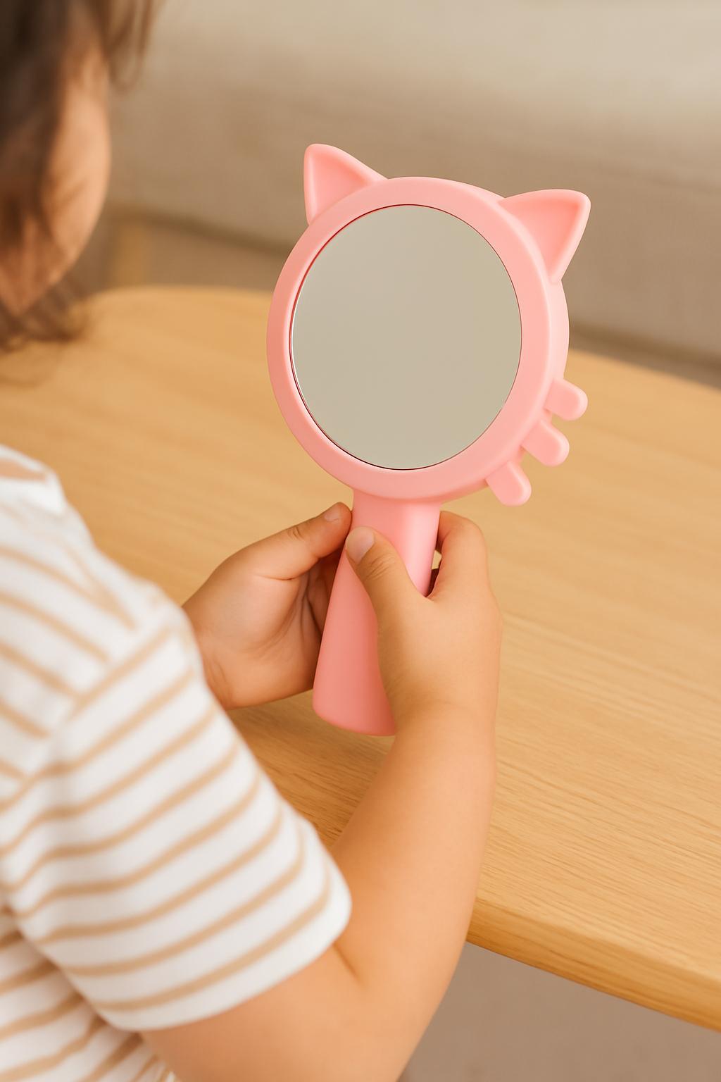 Miroir Chat Bleu - Jeu d'Apprentissage | Chat Miroir Bleu - Jeu d'Apprentissage Amusant