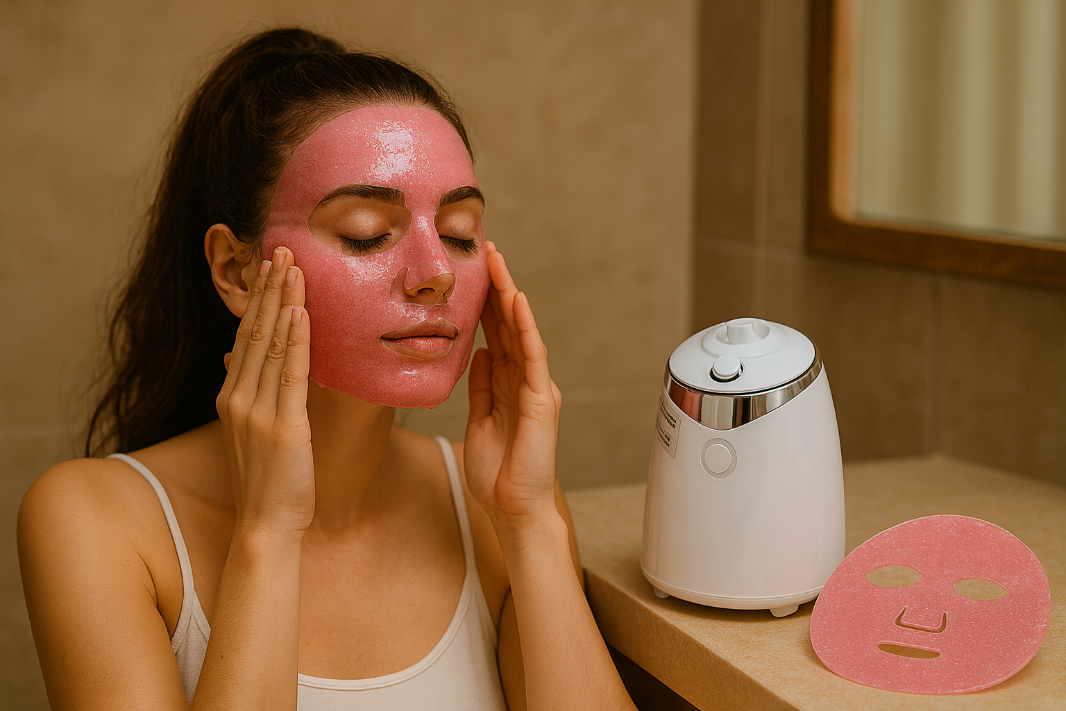 DIY Fruit Face Mask Maker - Natural Glow in 5 Minutes | Fresh Skincare Beauty Device - Papicha H