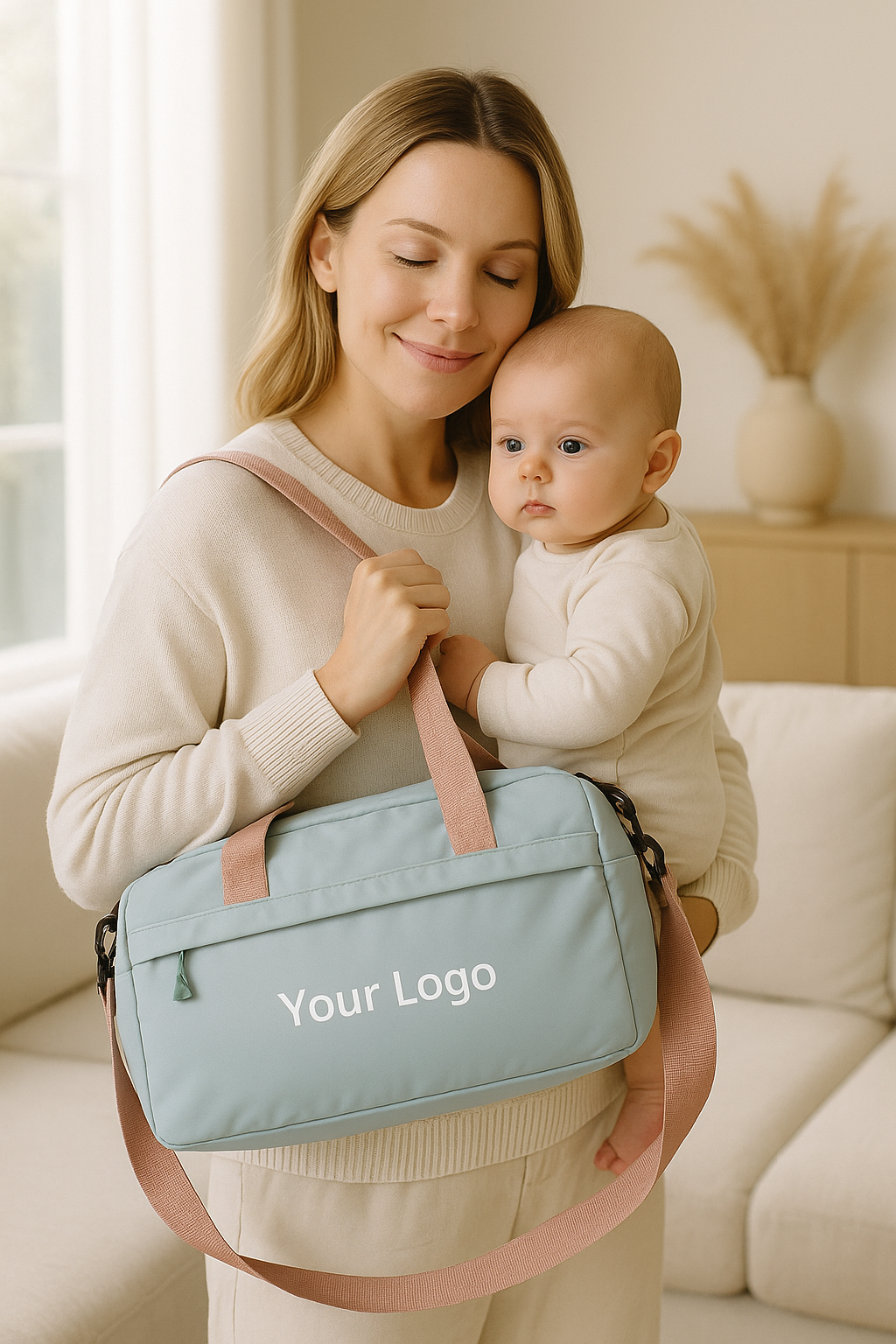 SAC À LANGER PERSONNALISABLE Design Élégant | PAPICHA H Diaper Bag