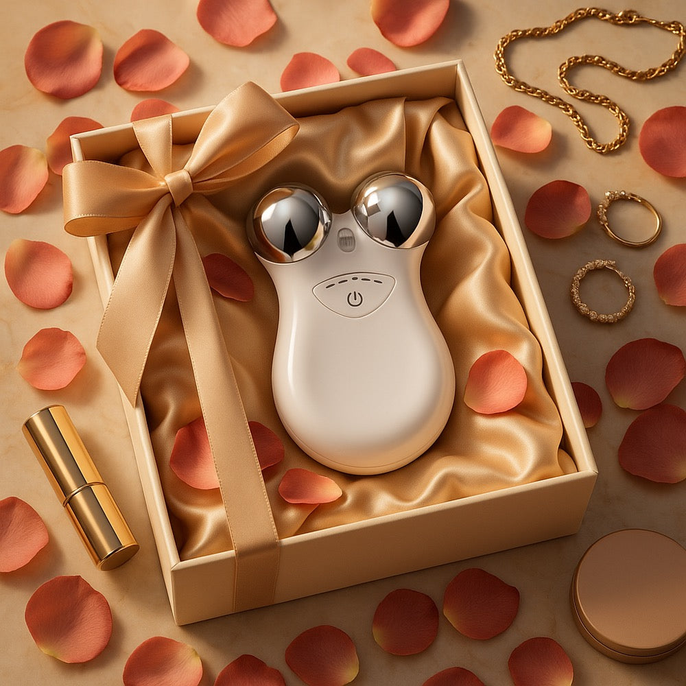 Microcurrent Facial Lifting Device - Professional Anti-Aging Sculpt & Glow | FDA Approved Beauty Tool - Papicha H