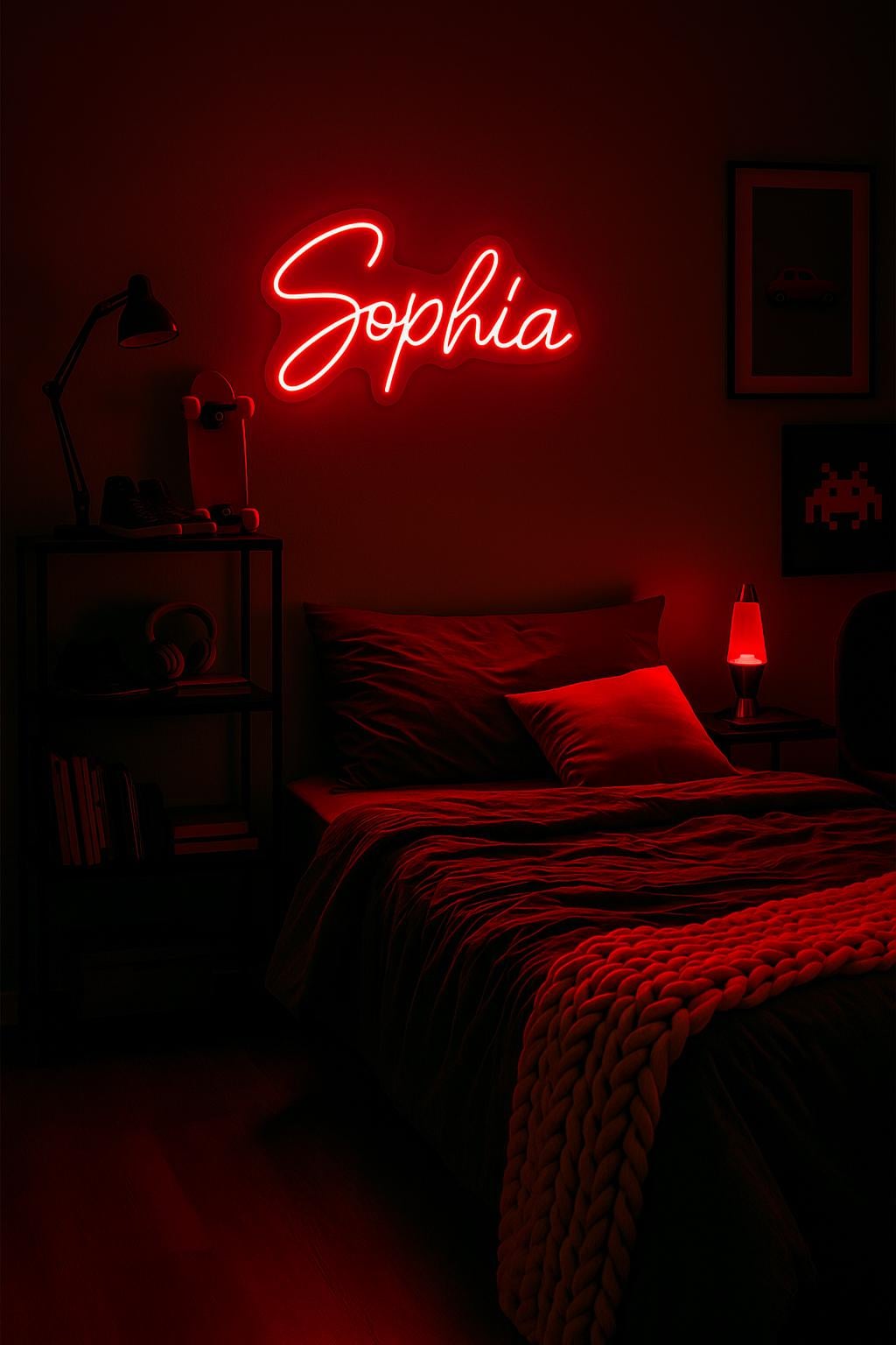 Custom Neon Name Sign for Teens – Personalized LED Light Wall Decor for Bedroom