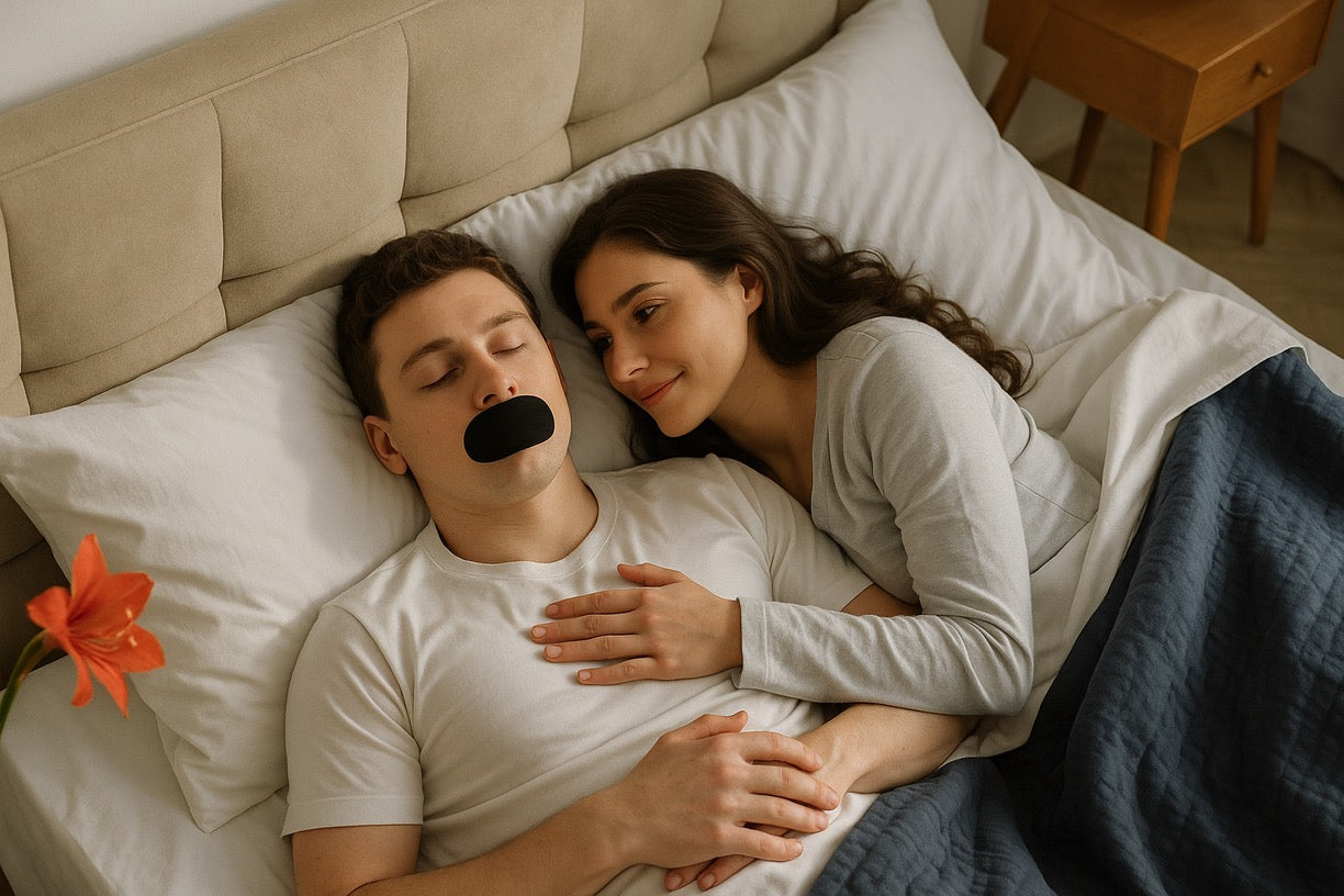 Anti-Snoring Mouth Tape Strips - Breathable Sleep Aid | Relaxing Tape for Better Sleep - Papicha H
