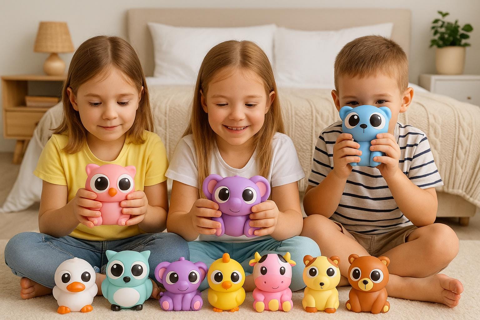 JOUET SENSORIEL ANIMAL| Figurine Sensorielle Kawaii | Jouet anti-stress