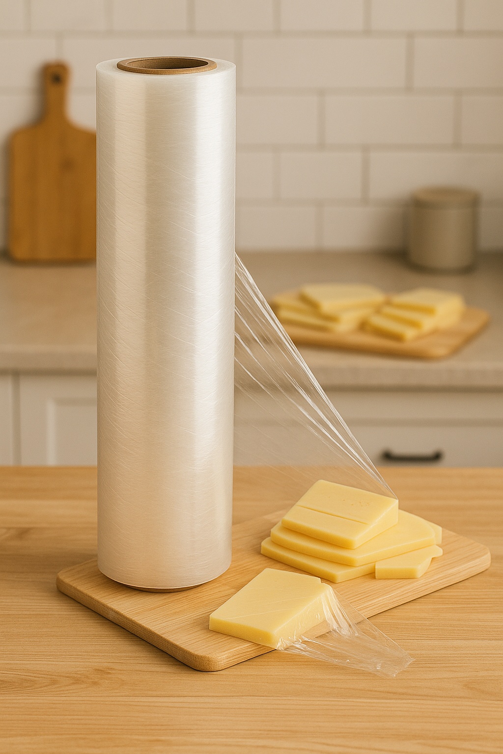 Professional Cling Film 300m - Ultra Fresh Food Preservation Wrap | Commercial Kitchen Plastic Film - Papicha H