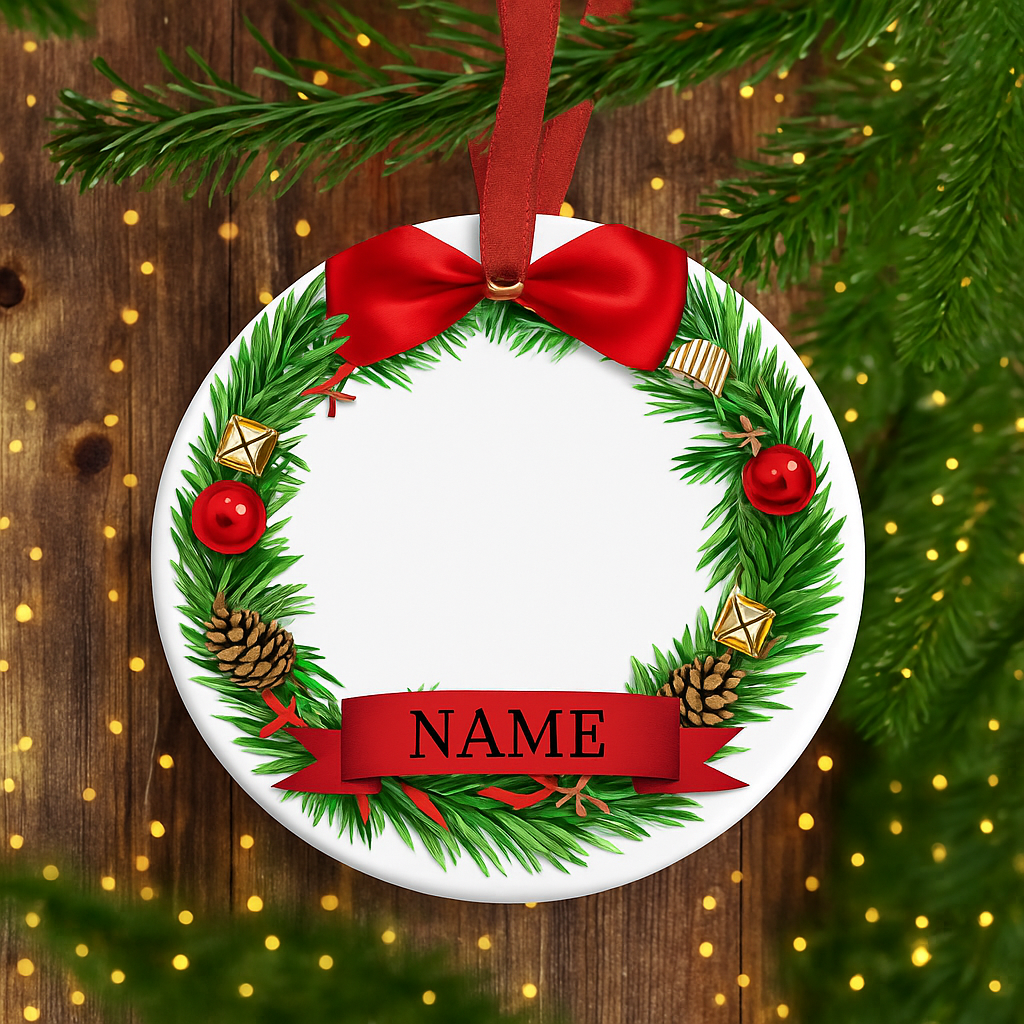 ORNEMENT BÉBÉ NOËL PERSONNALISÉ | Photo Prénom Premier Noël | Baby Ornament PAPICHA H