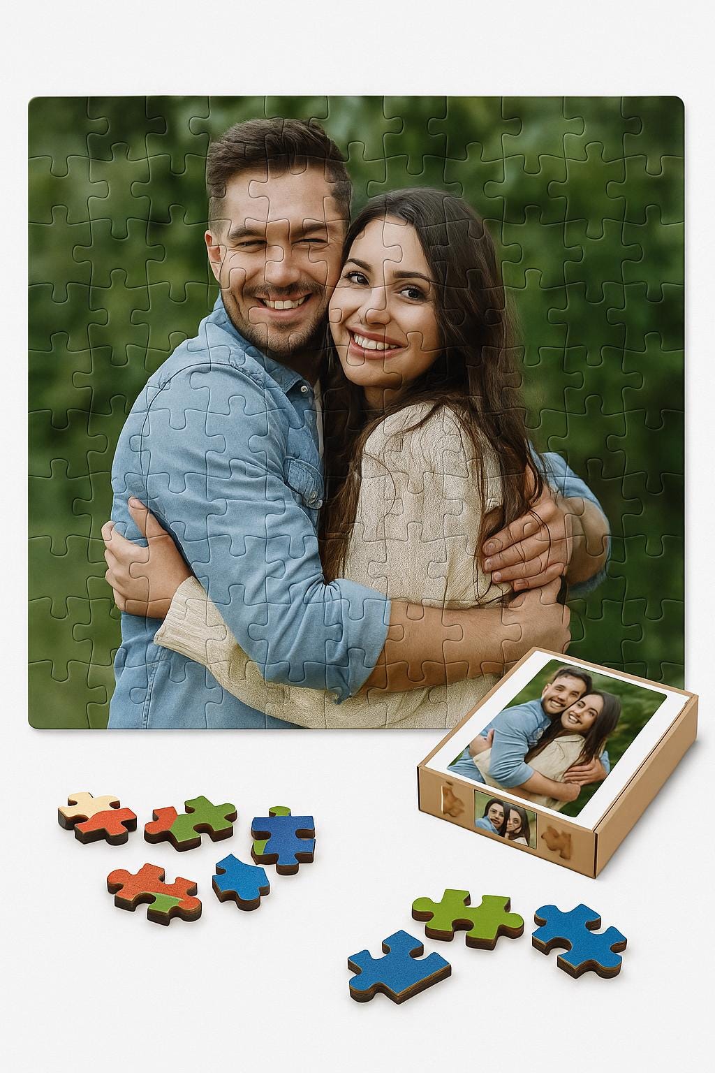 PUZZLE COUPLE PERSONNALIS | Photo 1000 Pièces | Couple Puzzle PAPICHA H