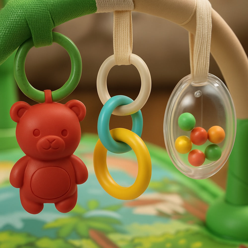 TAPIS ÉVEIL MUSICAL 3-EN-1  Développement Bébé | Interactive Baby Play Mat