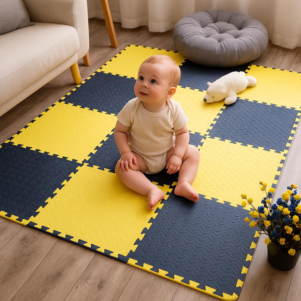 Baby Foam Play Mat – Colorful Interlocking Tiles Non-Slip