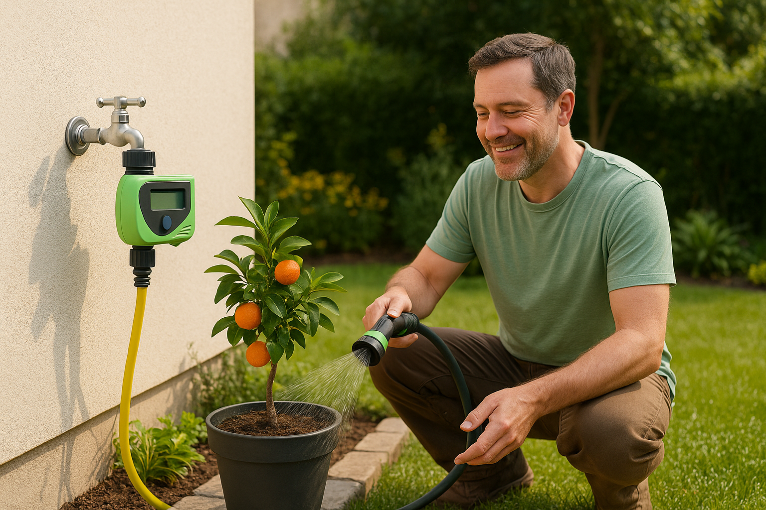 Programmateur d'Arrosage Automatique avec Minuteur | Eau de jardin intelligente 