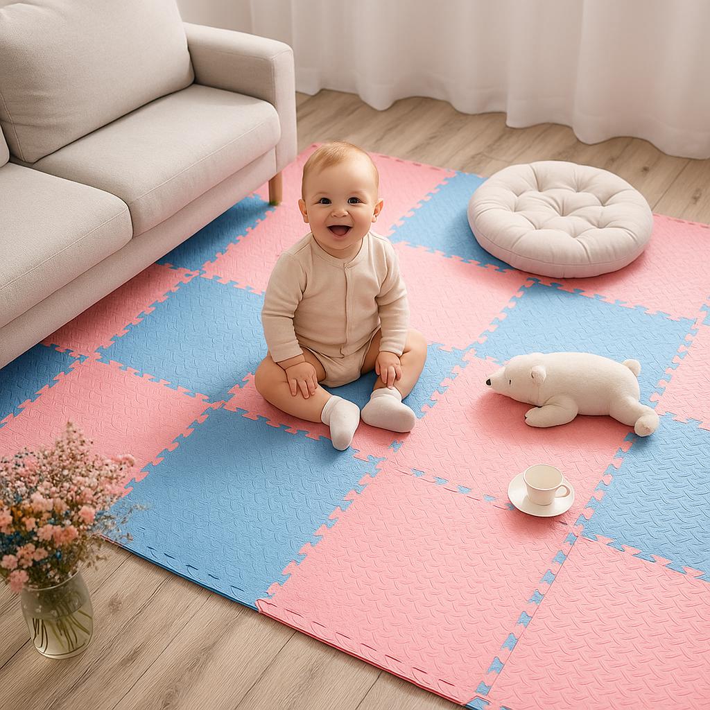 Baby Foam Play Mat – Colorful Interlocking Tiles Non-Slip