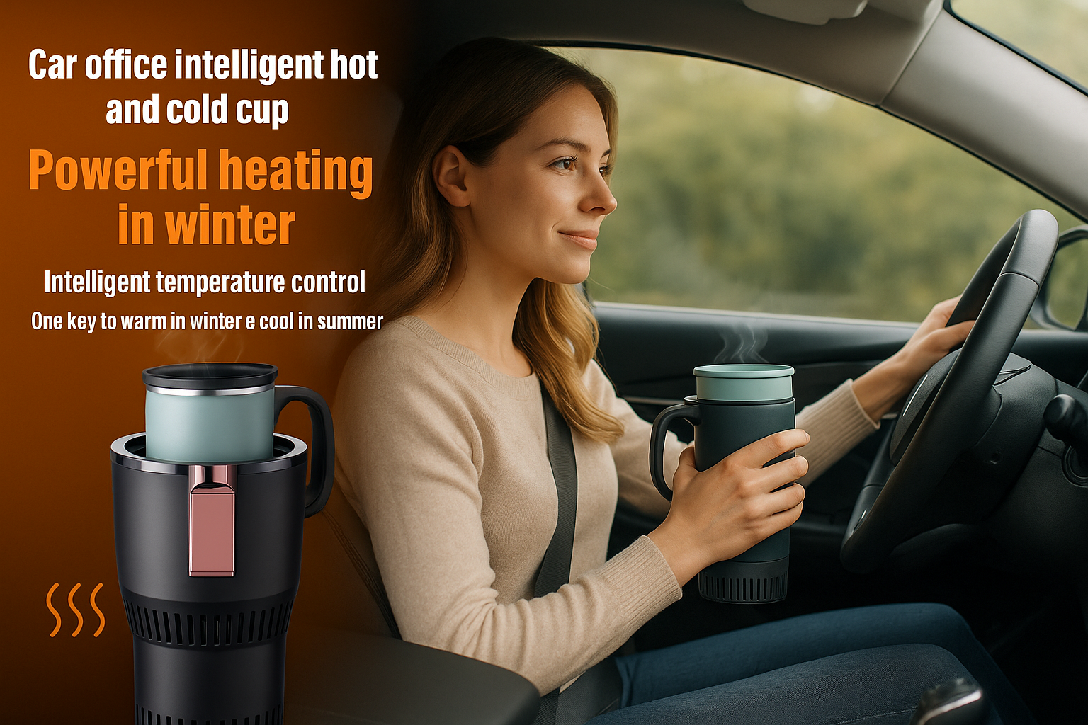 Chauffe-Refroidisseur Voiture 12V - 58°C Chauffage 5°C Refroidissement 
