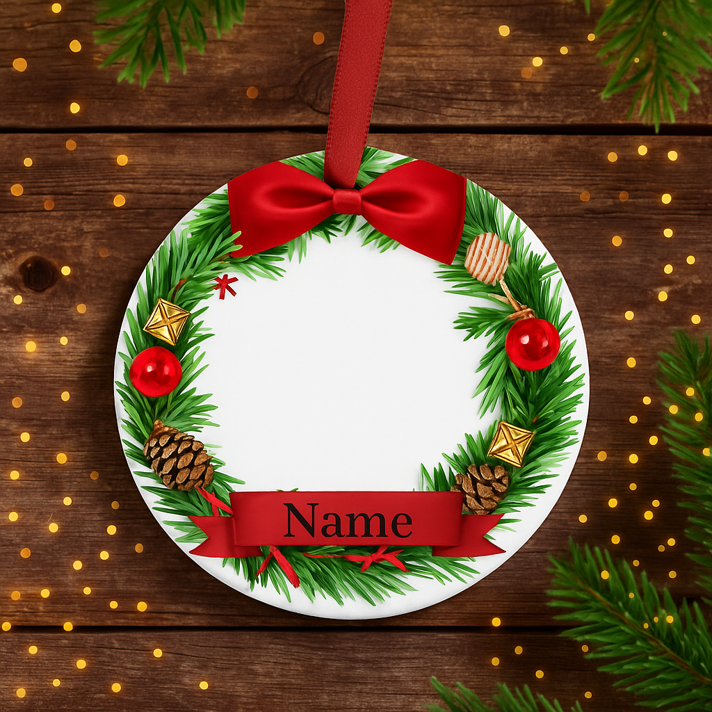 ORNEMENT BÉBÉ NOËL PERSONNALISÉ | Photo Prénom Premier Noël | Baby Ornament PAPICHA H