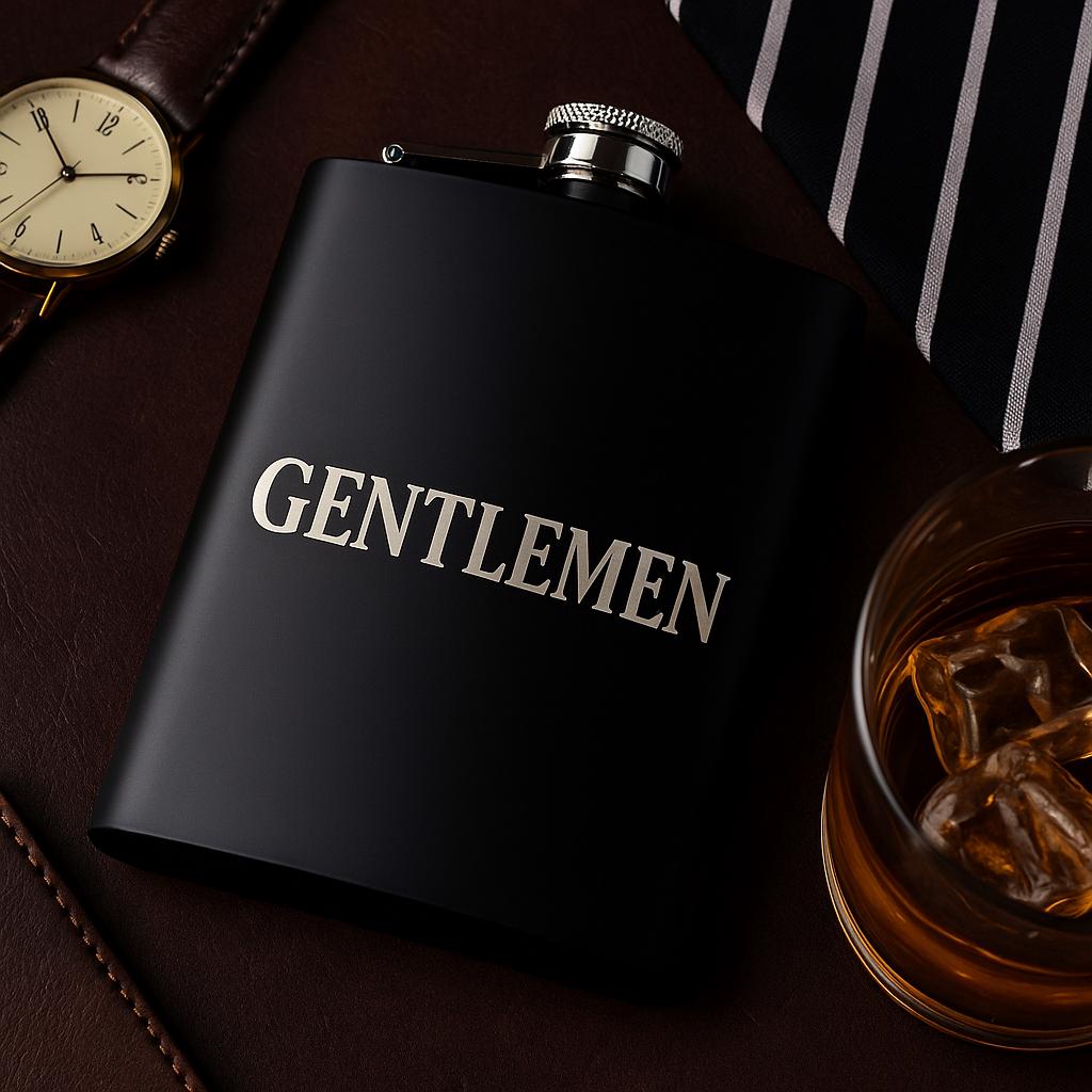 FLASQUE PERSONNALISÉE  | Gravure Acier Inox | PAPICHA H Hip Flask