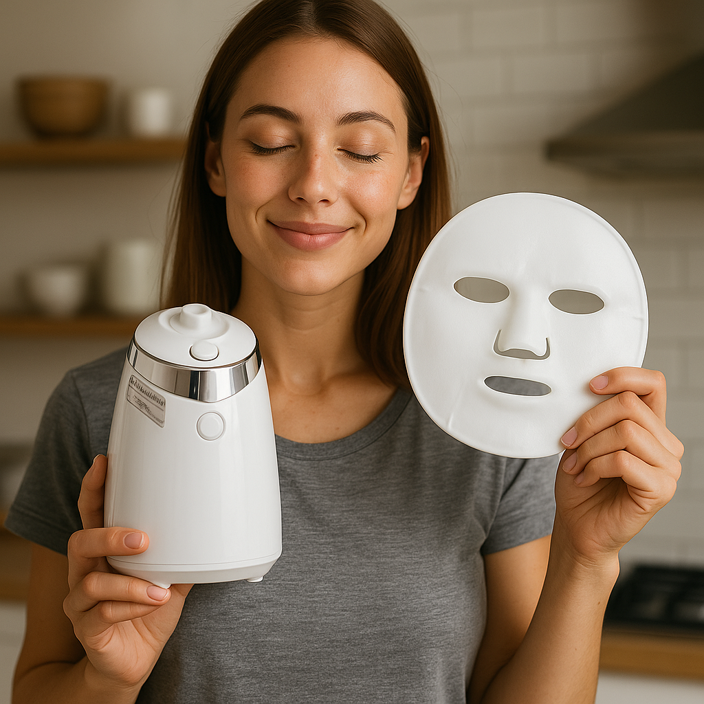 DIY Fruit Face Mask Maker - Natural Glow in 5 Minutes | Fresh Skincare Beauty Device - Papicha H