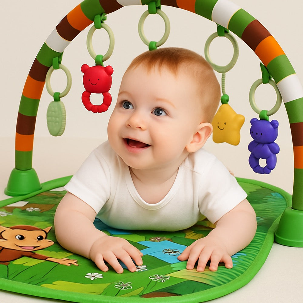 TAPIS ÉVEIL MUSICAL 3-EN-1  Développement Bébé | Interactive Baby Play Mat