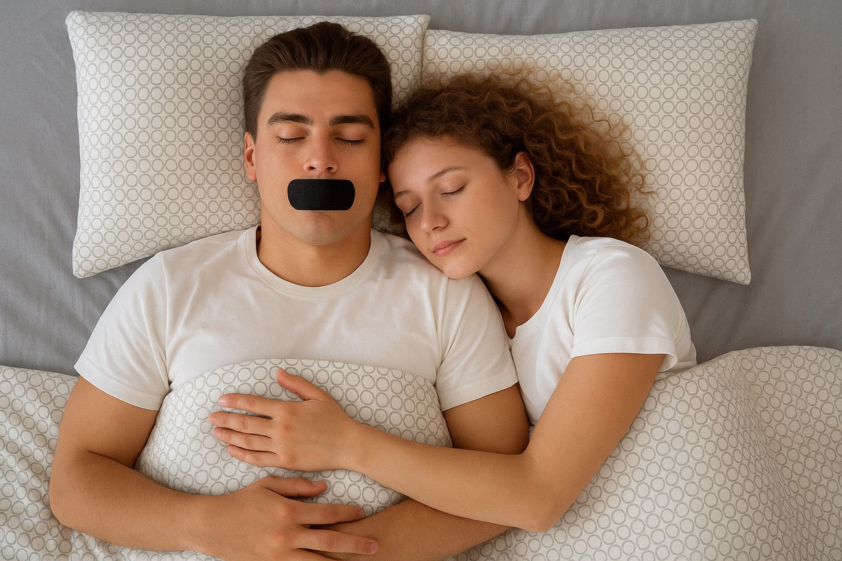 Anti-Snoring Mouth Tape Strips - Breathable Sleep Aid | Relaxing Tape for Better Sleep - Papicha H
