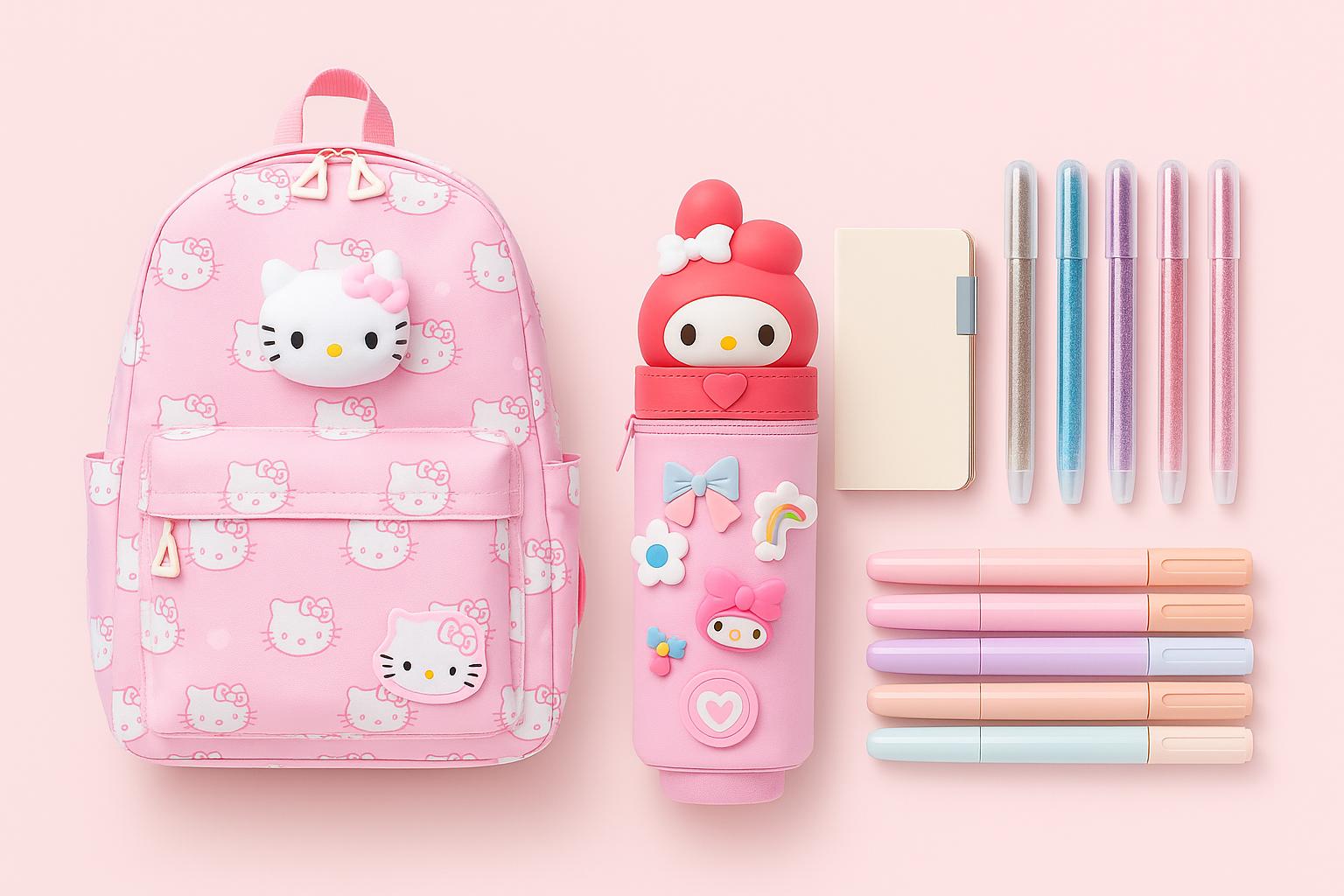 BUNDLE RENTRÉE SCOLAIRE | Set Complet Kawaii | Back to School PAPICHA H